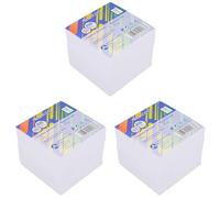 Westcott Bloc-notes blanc 800 feuilles, recharge | Bloc-notes avec feuilles blanches de 9 x 9 cm | Recharge pour boîte distributrice | Papier 80 g/m² | E-1733199 00 (Lot de 3)