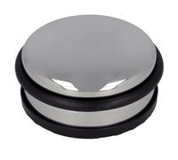 Westcott Butée de porte en acier inoxydable | Ronde d'un poids de 1,2 kg | ⌀ 10 cm, hauteur 4 cm | E-19001 00