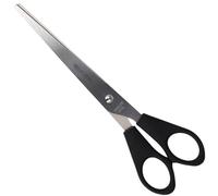 Westcott ciseaux 7" (17,8 cm) noir | Ciseaux de bureau avec poignées en plastique noir | Lame extra-tranchante, acier inoxydable | E-31170 00
