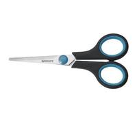Westcott E-30252 00 Ciseaux Easy Grip Lefty inoxydables droits anneaux symétriques pour gauchers 13 cm Bleu/Noir