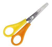 Westcott 21596 00 Lefty Ciseaux pour enfants avec pointe pour gaucher Pointe ronde rouge/jaune