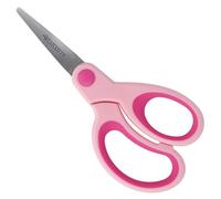 Westcott Ciseaux pour enfants Softgrip rose pour droitiers | Ergonomique pour écoliers | 13 cm (5") | E-21582 00