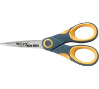 WESTCOTT Ciseaux Titanium Non Stick Longueur : 130 mm gris/jaune
