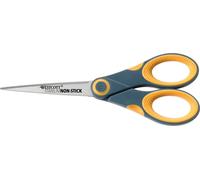 WESTCOTT Ciseaux Titanium Non Stick Longueur : 180 mm gris/jaune