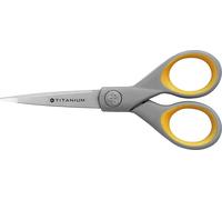 Westcott E-30450 00 Ciseaux À Silhouette Titane/Grip Ultra Doux 13 Cm Gris/Jaune (Import Allemagne)