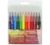 WESTCOTT Crayon magique recharge de 12 pièces pour stylo aérographe