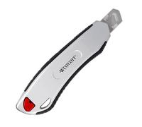 Westcott cutter e-84025 00 alliage aluminium avec poignée souple, largeur 18 mm (gris/noir)