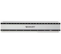 Westcott E-10190 00 8"/20cm Aluminum Ruler 20 cm