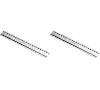 Westcott E-10191 00 Règle en aluminium 30 cm (Lot de 2)