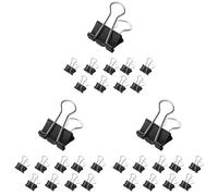 Westcott E-10701 00 Lot de 36 bornes Foldback Noir 19 mm