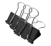 Westcott E-10702 00 Lot de 36 pinces à dos pliantes Noir 25 mm