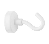 Westcott E-10827 00 Crochet magnétique en néodyme 25 mm Force d'adhérence jusqu'à env. 15 kg, blanc.