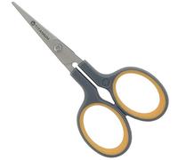 Westcott E-30444 00 Ciseaux silhouette Titanium Super avec anneaux Softgrip incurvés 10 cm Gris/Jaune