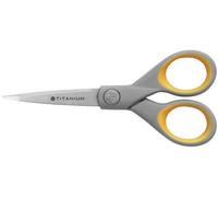 Westcott E-30450 00 Ciseaux À Silhouette Titane/Grip Ultra Doux 13 Cm Gris/Jaune (Import Allemagne)