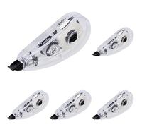 Westcott E-743918 00 Rouleau correcteur souris avec couche correctrice blanche 10 m x 5 mm Précis, très couvrant et inscriptible immédiatement (Lot de 5)