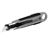 Westcott e-84026 00 cutter professionnel en plastique-poignée souple-largeur de la lame: 18 mm (gris/noir) (Lot de 6)