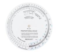 Westcott Échelle proportionnelle PS-69 Blanc