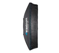 Westcott Grille alvéolée à 40 pour 1 x 4 Boîte à lumière et 1 x 4 commutateur