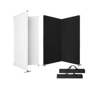 Westcott kit duo fonds V-flat pliable noir et blanc