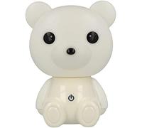 Westcott Lightbuddies E-88002 00 Bruno Lampe de nuit LED pour enfant avec batterie et câble de charge USB à intensité variable Blanc crème