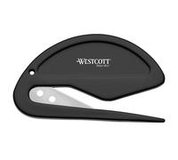 Westcott Ouvre-Lettres Forme Moderne, Lame En Métal, Noir