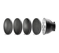 Westcott Parapluie réflecteur large 55 degrés avec grilles en nid d'abeille (compatible avec FJ400, Godox, Bowens)