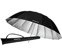 Westcott Parasol parabolique 2,2 m Argenté