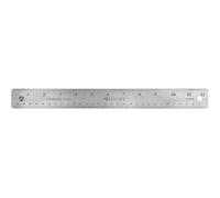 Westcott règle 30 cm acier inoxydable/liège argent