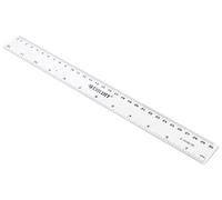 Westcott Règle en plastique, graduation, transparent 30cm