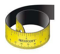 Westcott Règle plate e-15990 00 – 300 mm (30,5 cm) magnétique et flexible