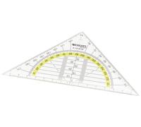 Westcott Set Square, Plastic, 14 cm, Transparent, Other Styles Available 1 Items