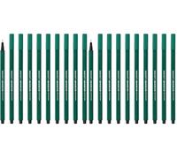 Westcott STORYLINER Fineliner Vert 10 Pièces | Fineliner haut de gamme avec une largeur de trait de 0,4 mm | Trait précis, pointe métallique | E-737791 00 (Lot de 2)