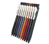 Westcott E-733901 00 Lot de 10 stylos à encre gel avec 10 couleurs chaudes et colorées Épaisseur de trait de 0,7 mm pour des traits doux et précis lors de l'écriture, du dessin et de la peinture