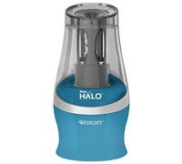 Westcott Taille-crayon iPoint Halo à piles Turquoise.