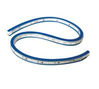 Westcott TC-385 Règle flexible 40 cm Blanc/Bleu