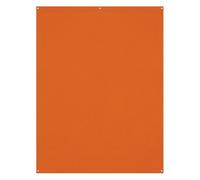 Westcott - Toile de fond infroissable X-Drop - Tiger Orange (5' x 7')