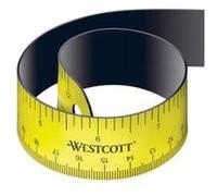 Westcott westcott règle plate, longueur: 300 mm, flexible, magnétique noir G