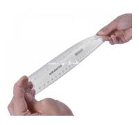 Westcott Westcott Règle Plate, Longueur: 300 Mm, Souple, Transparente Noir