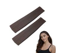 WESTEND CHOICE 2 Pack de Bandeaux de 5 cm de Largeur Extensibles Kylie Bandeau Unisexe pour Femmes et Hommes - Bandeaux Souples pour Cheveux, Idéal pour Gym, Yoga, Exercice (Brun foncé)