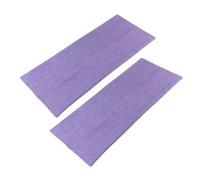 WESTEND CHOICE 9 cm de large Bandeaux pour la tête 2 Pack Bandeau doux uni extensible unisexe Kylie Bandeau pour cheveux pour femmes et hommes Gym Yoga (Lila)