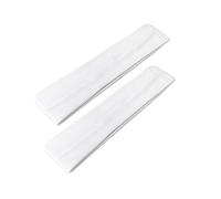 WESTEND CHOICE Bandeaux de 5 cm de large Lot de 2 Unis Extensibles Bandeau de tête Kylie Bandeaux unisexes pour femmes et hommes Bandeau de cheveux doux Gym Exercice Yoga (Blanc)