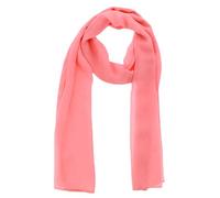 WESTEND CHOICE Écharpe femme en mousseline écharpe femme couleur unie écharpe douce couvre-chef filles foulard voilé à enrouler écharpes et enveloppements pour femme 150x45 cm, Corail, taille unique