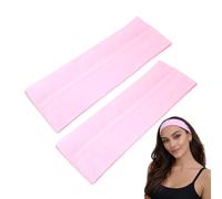 WESTEND CHOICE Kylie Bandeau de yoga doux et extensible pour homme et femme Rose clair 7 cm de large
