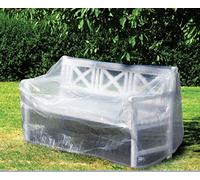 Westerholt Housse de protection pour banc de jardin 160 x 80 x 75 cm Transparent 1927