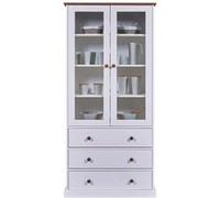 Mid.you Vitrine Westerland Blanc Bois massif