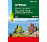 Western Balkans, road atlas 1:150,000