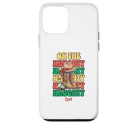 Western Christmas Santa Cowboy Boots Hat Naughty List Coque pour iPhone 12 Mini