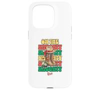 Western Christmas Santa Cowboy Boots Hat Naughty List Coque pour iPhone 15 Pro