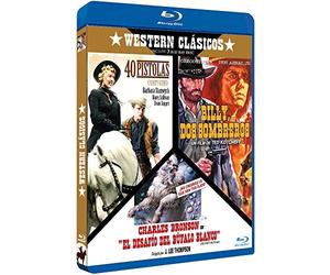 Western Clásicos 3 BDs Billy Dos Sombreros + 40 Pistolas + El Desafío Del Bufalo Blanco [Blu-Ray] [Import]