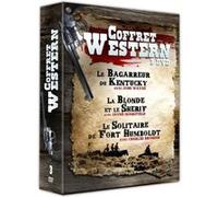 Coffret Western 3 films : Le Bagarreur du Kentucky La Blonde et le shérif Le Solitaire de Fort Humboldt